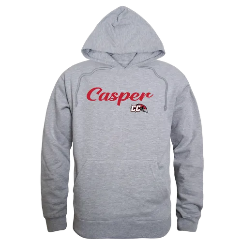 W Republic Casper College Thunderbirds Script Hoodie 558-625. Decorated in seven days or less.