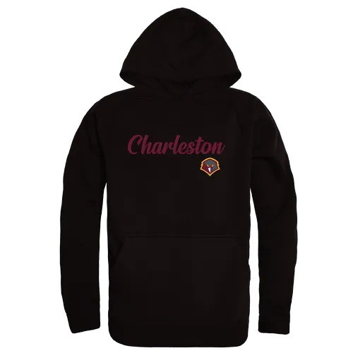 W Republic Charleston Golden Eagles Script Hoodie 558-630. Decorated in seven days or less.