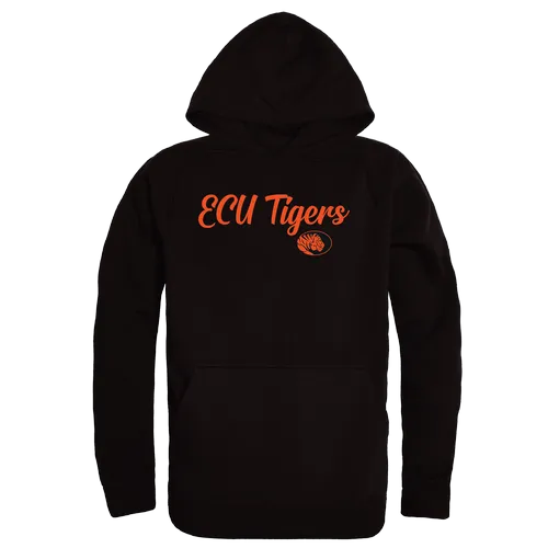 W Republic East Central University Tigers Script Hoodie 558-638. Decorated in seven days or less.