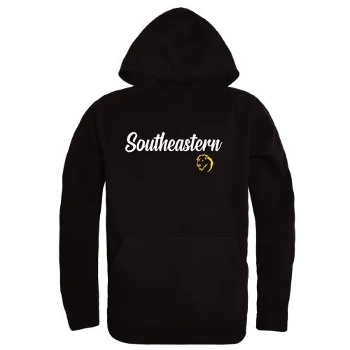 W Republic SE Oklahoma State Savage Storm Script Hoodie 558-671. Decorated in seven days or less.