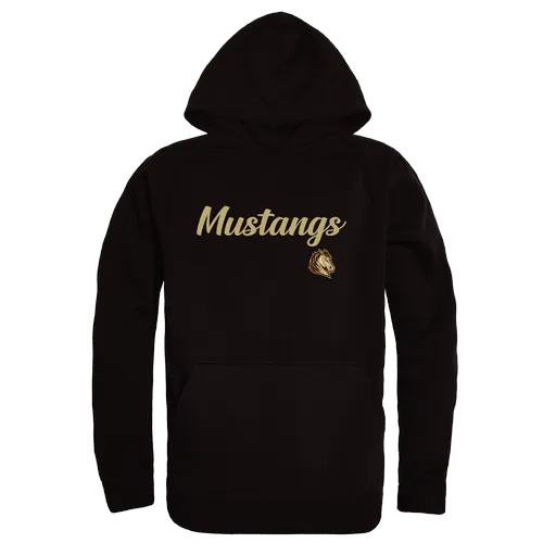 W Republic Southwest Minnesota State Mustangs Script Hoodie 558-674. Decorated in seven days or less.