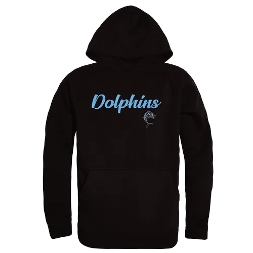 W Republic College Of Staten Island Dolphins Script Hoodie 558-676. Decorated in seven days or less.