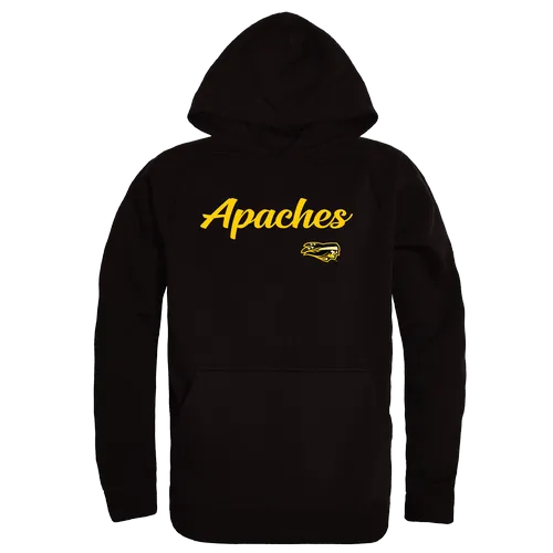 W Republic Tyler Junior College Apaches Script Hoodie 558-680. Decorated in seven days or less.