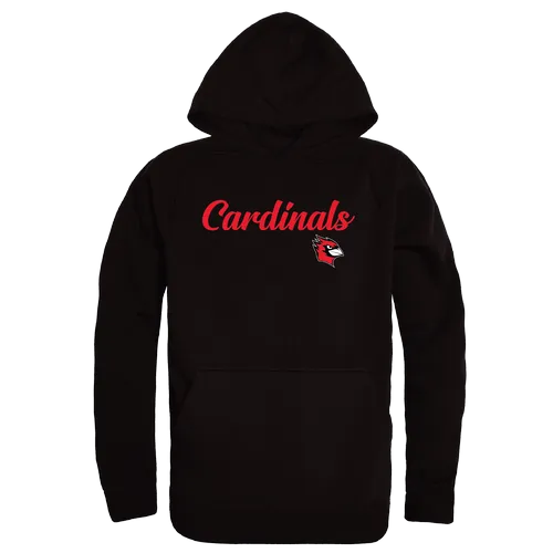 W Republic Wesleyan Cardinals Script Hoodie 558-683. Decorated in seven days or less.