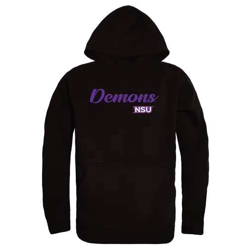 W Republic Northwestern State Demons Script Hoodie 558-689. Decorated in seven days or less.