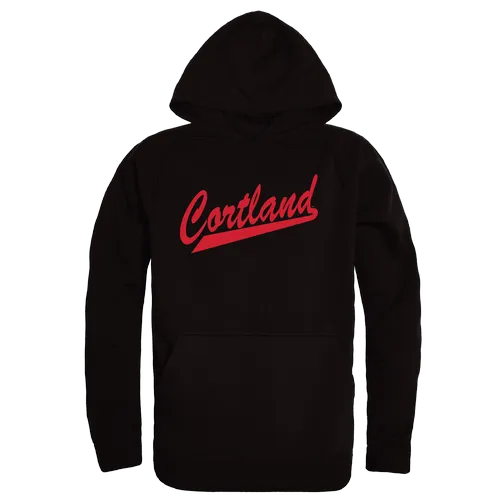 W Republic SUNY Cortland Red Dragons Script Hoodie 558-712. Decorated in seven days or less.