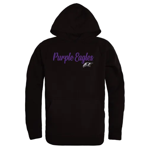 W Republic Niagara University Purple Eagles Script Hoodie 558-723. Decorated in seven days or less.