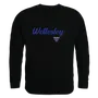 W Republic Wellesley College Blue Script Crew 556-486