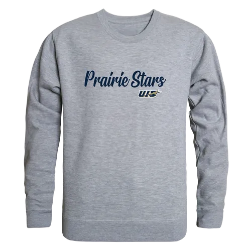 W Republic U Of Illinois Springfield Prairie Stars Script Crew 556-655