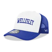 W Republic Wellesley College Blue Game Day Printed Hat 1042-486