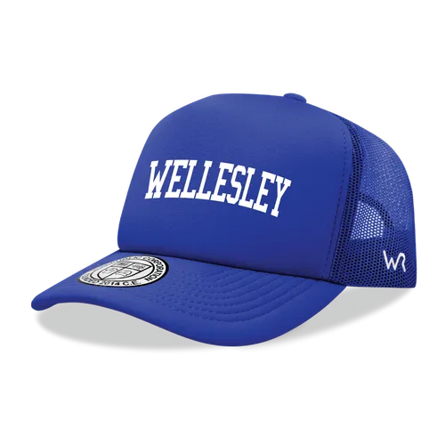 W Republic Wellesley College Blue Game Day Printed Hat 1042-486