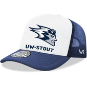 W Republic Wisconsin Stout Blue Devils Jumbo College Caps 1030-413