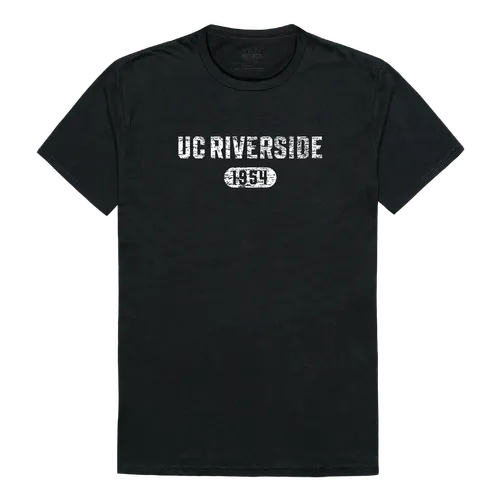 W Republic UC Riverside The Highlanders Distressed Arch College Tees 574-111