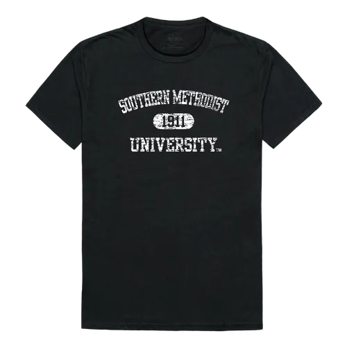 W Republic SMU Mustangs Distressed Arch College Tees 574-150