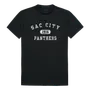 W Republic Sacramento City Panthers Distressed Arch College Tees 574-578