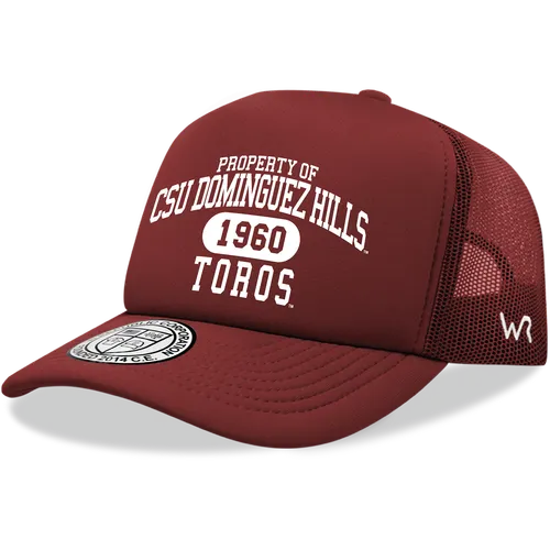 W Republic Property Of Cal State Dominguez Hill Toros Baseball Cap 1027-175