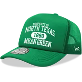 W Republic Property Of North Texas Mean Green Baseball Cap 1027-195