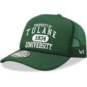 W Republic Property Of Tulane Green Wave Baseball Cap 1027-198