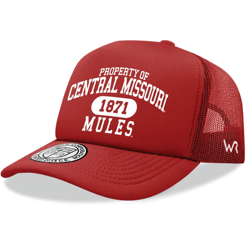 W Republic Property Of Central Missouri Mules Baseball Cap 1027-209