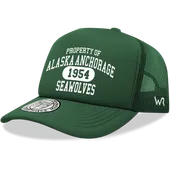 W Republic Property Of Alaska Anchorage Seawolves Baseball Cap 1027-259