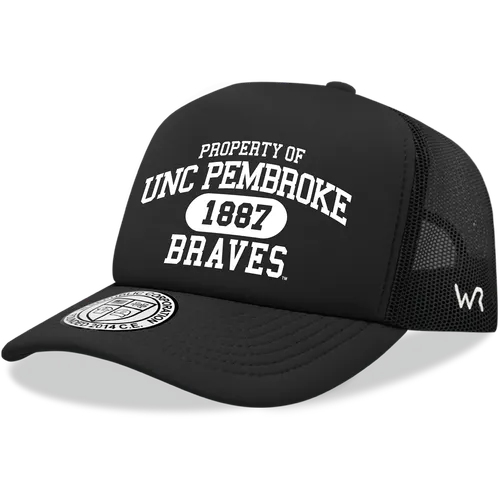 W Republic Property Of UNC Pembroke Braves Baseball Cap 1027-352