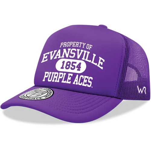 W Republic Property Of Evansville Purple Aces Baseball Cap 1027-424