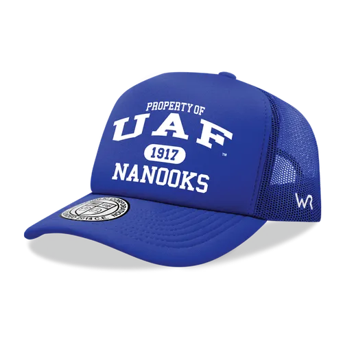 W Republic Property Of University Of Alaska Fairbanks Nanooks Baseball Cap 1027-496