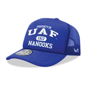 W Republic Property Of University Of Alaska Fairbanks Nanooks Baseball Cap 1027-496