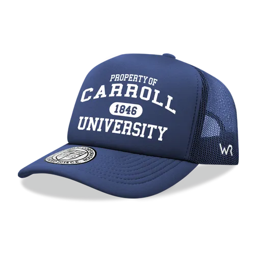 W Republic Property Of Carroll University Pioneers Baseball Cap 1027-508