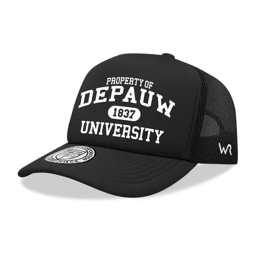 W Republic Property Of De Pauw Tigers Baseball Cap 1027-636