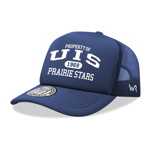 W Republic Property Of U Of Illinois Springfield Prairie Stars Baseball Cap 1027-655