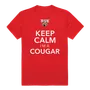 W Republic Southern Illinois Edwardsville Cougars Keep Calm Tee 523-429