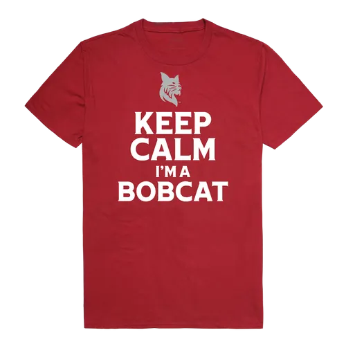 W Republic Bates College Bobcats Keep Calm Tee 523-615