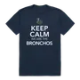 W Republic Central Oklahoma Bronchos Keep Calm Tee 523-627