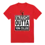 W Republic York College Cardinals Straight Outta Tee 511-685