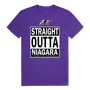 W Republic Niagara University Purple Eagles Straight Outta Tee 511-723