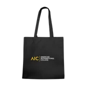 W Republic American Int. College Yellow Jackets Institutional Tote Bag 1101-449