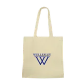 W Republic Wellesley College Blue Institutional Tote Bag 1101-486