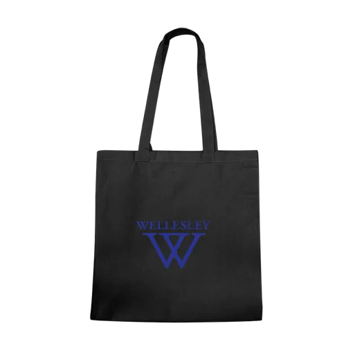 W Republic Wellesley College Blue Institutional Tote Bag 1101-486