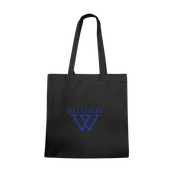 W Republic Wellesley College Blue Institutional Tote Bag 1101-486