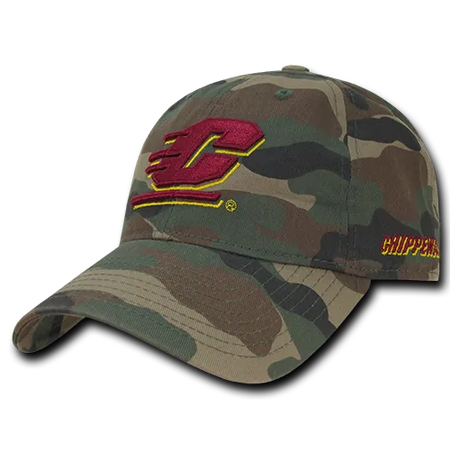 W Republic Cent. Michigan Chippewas Relaxed Camo Cap 1006-114