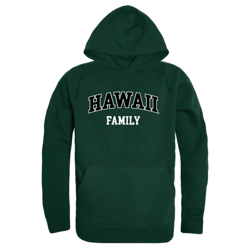 W Republic Hawaii Rainbow Warriors Family Hoodie 573-122. Decorated in seven days or less.