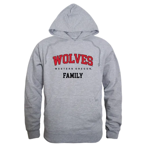 W Republic Western Oregon Wolves Family Hoodie 573-406. Decorated in seven days or less.