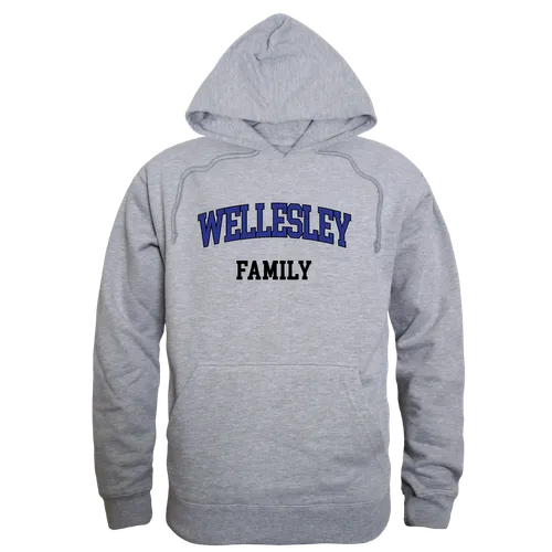 W Republic Wellesley College Blue Family Hoodie 573-486. Decorated in seven days or less.