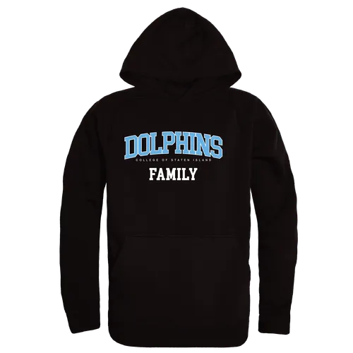 W Republic College Of Staten Island Dolphins Family Hoodie 573-676. Decorated in seven days or less.