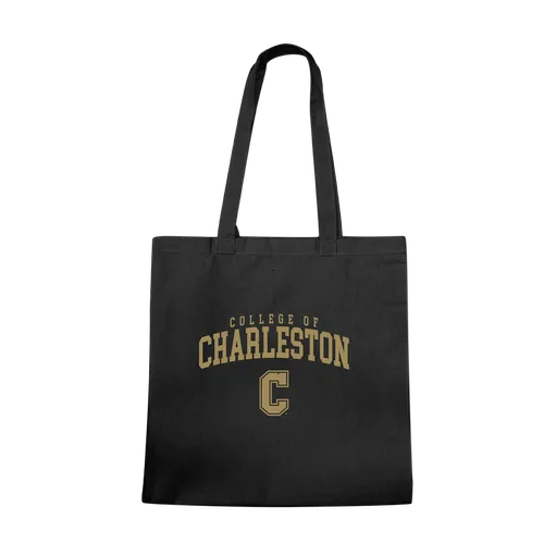 W Republic Charleston Cougars Institutional Tote Bags Natural 1102-115