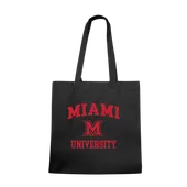 W Republic Miami (Ohio) Red Hawks Institutional Tote Bags Natural 1102-131