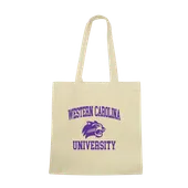 W Republic Western Carolina Catamounts Institutional Tote Bags Natural 1102-156