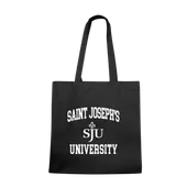 W Republic Saint Joseph's Hawks Institutional Tote Bags Natural 1102-232