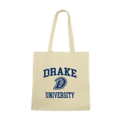 W Republic Drake Bulldogs Institutional Tote Bags Natural 1102-292